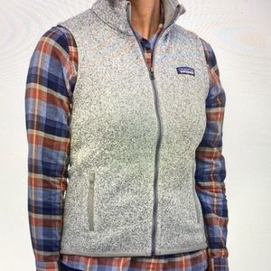Patagonia Better Sweater Vest, Size L, Birch White